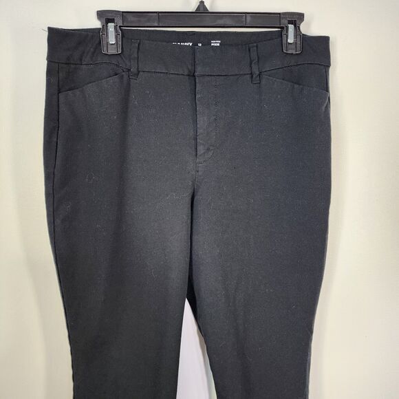 Old Navy Women Ankle Pants Size 12 High Waisted Pixie Skinny Black Secret Pocket - Picture 4 of 10